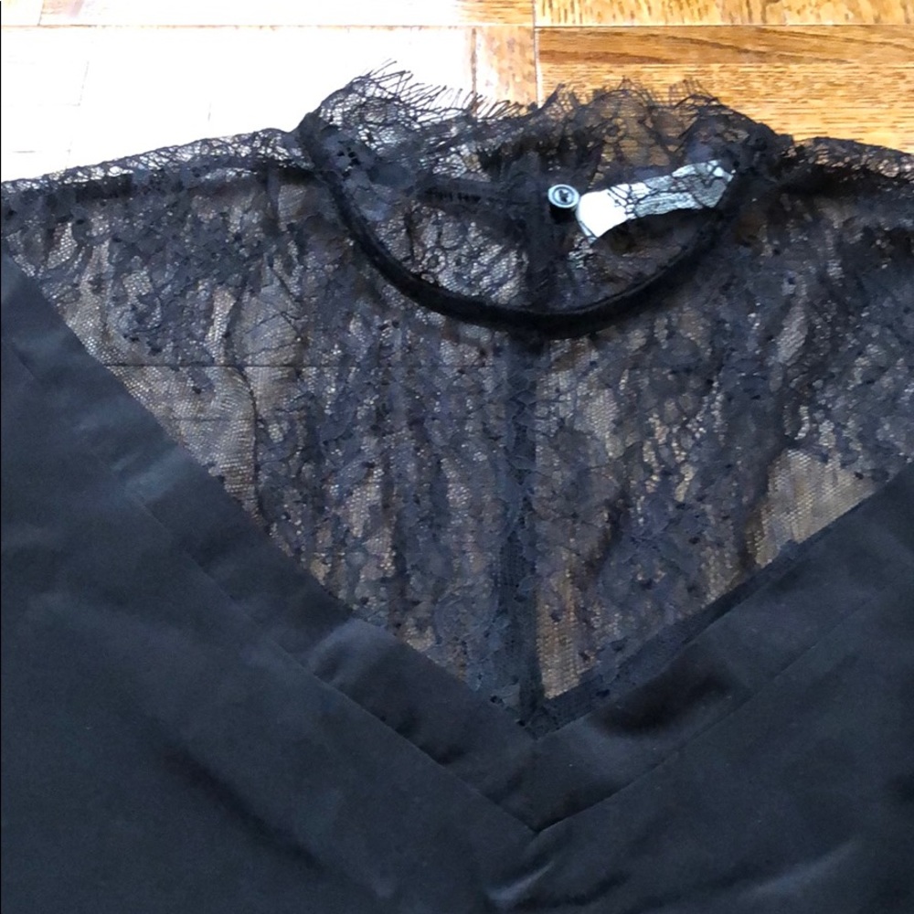 Sandro 100%Slik Lace Top View 6